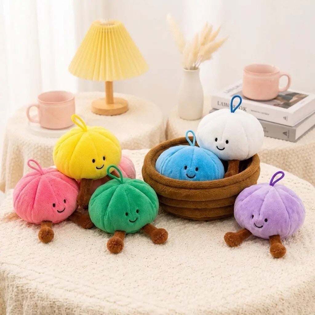 Plushie Dumplings With Basket Small