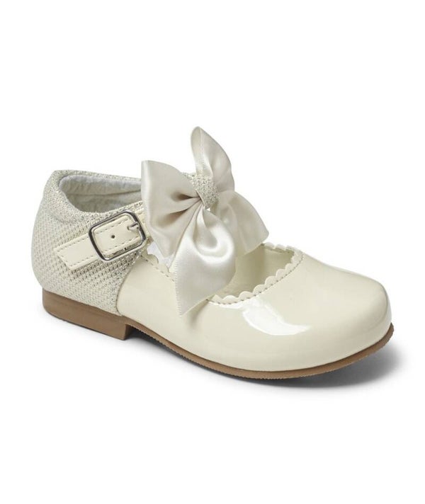 Kristy Cream Sparkle Shoes