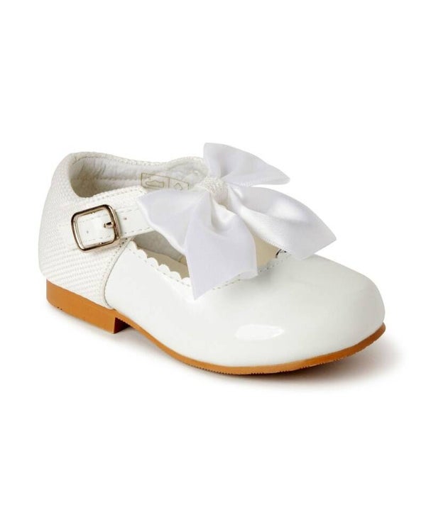 Kristy White Sparkle Shoes