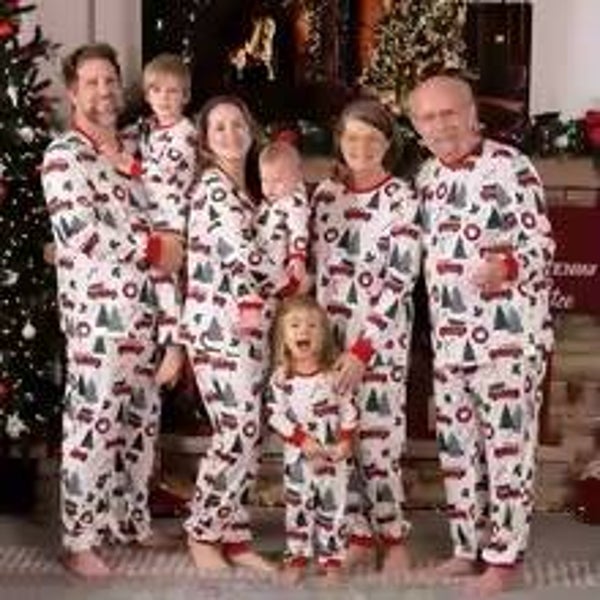 **PREORDER** Family Christmas Car Pyjamas
