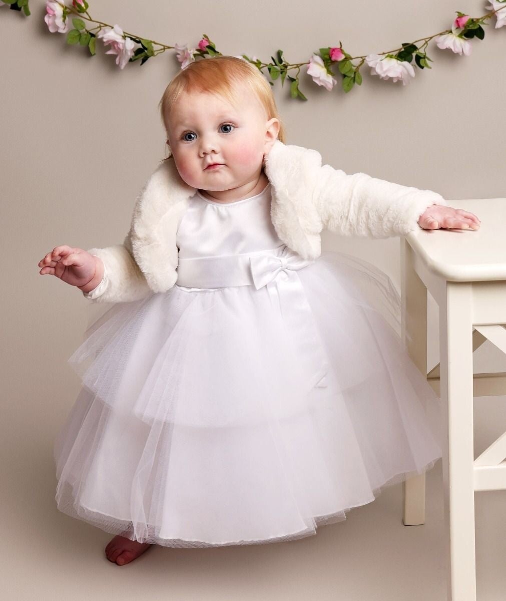 Gabriella Ivory Faux Fur Bolero