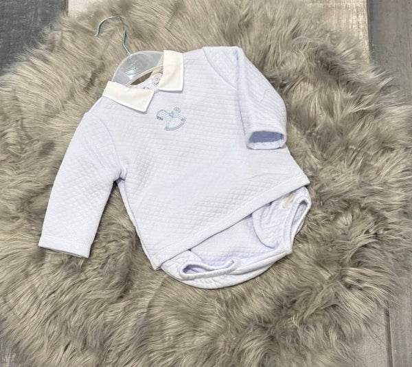 **SALE** Bluesbaby Quilted Rocking Horse Outfit