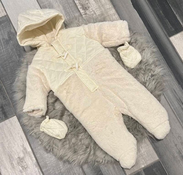 **SALE** Faux Fur Pramsuit