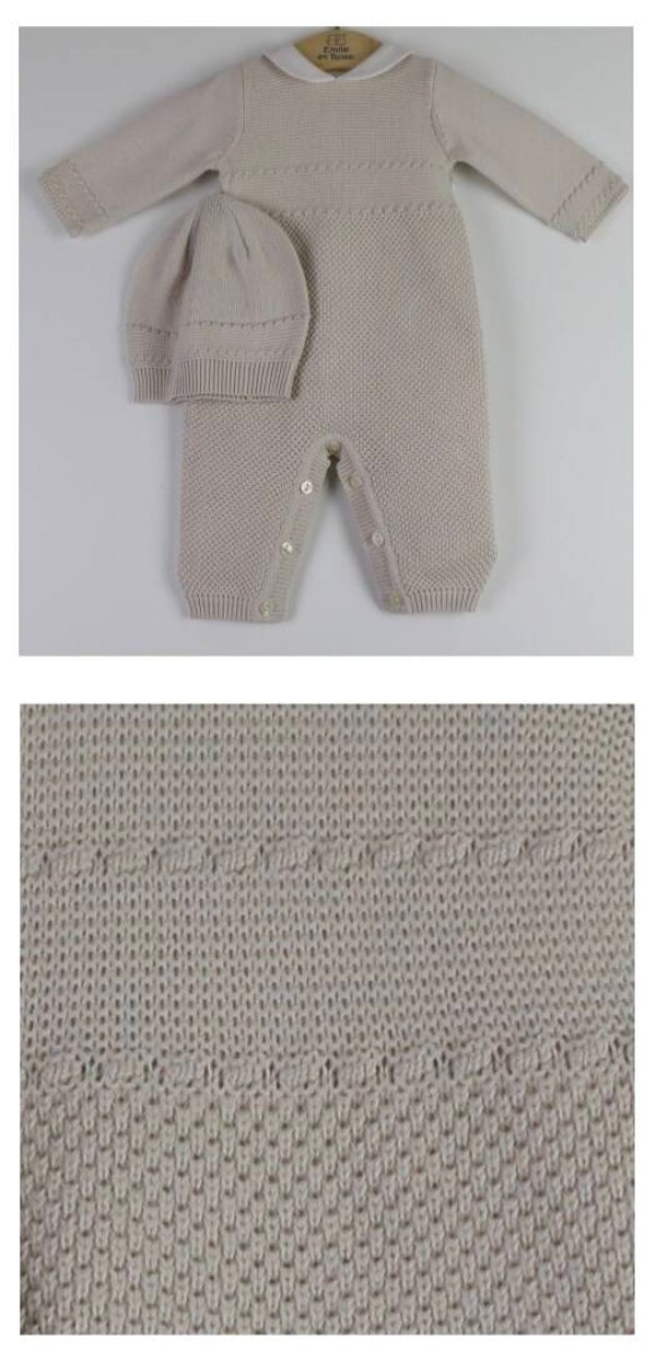 Knitted All In One with Hat