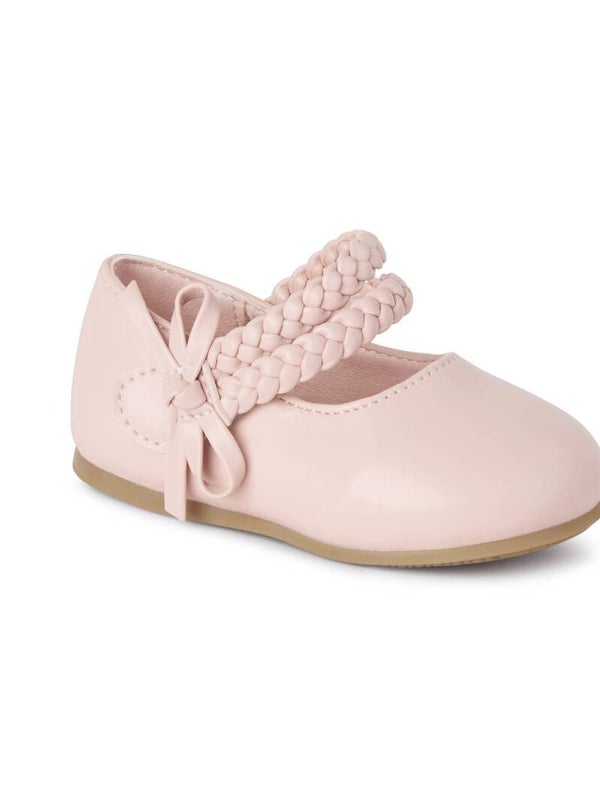 Ophelia Pink Side Bow Shoes