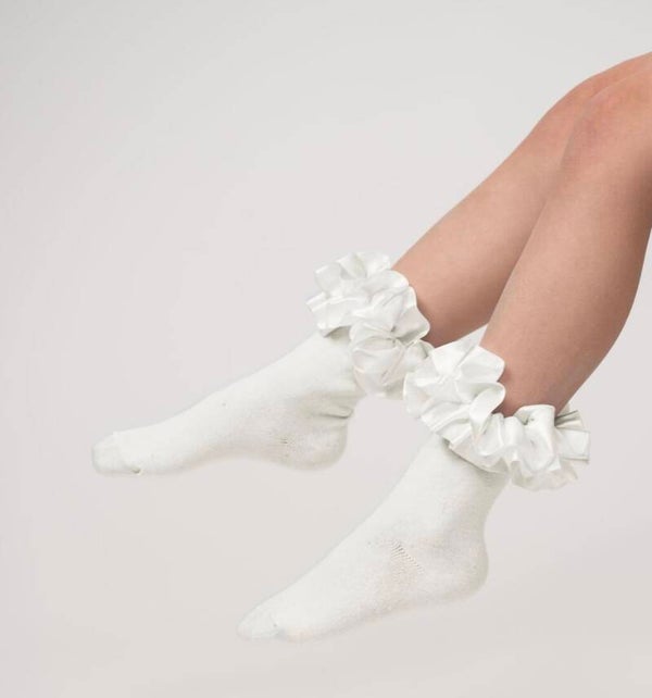 Caramelo Satin Tutu Socks
