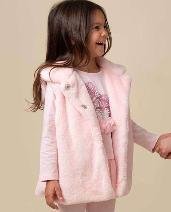 *SALE* Caramelo Faux Fur Gilet