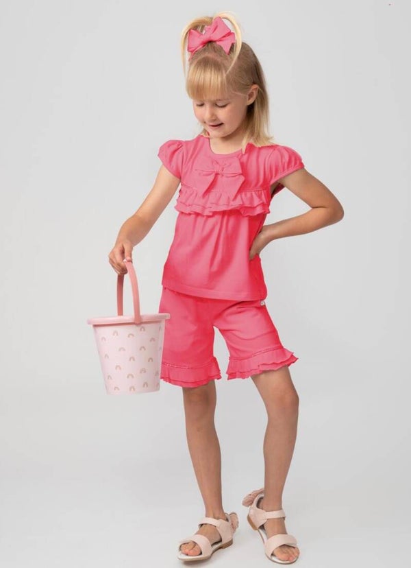*SALE* Caramelo Kids Shorts Set with Matching Headband