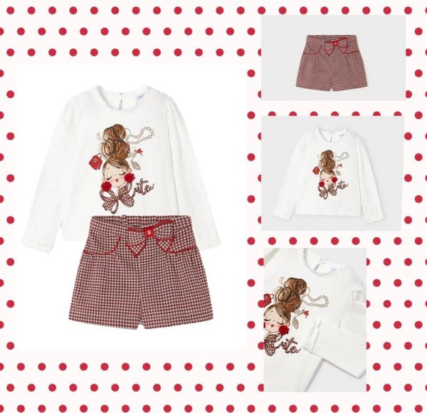 * SALE* Mayoral Skort Outfit