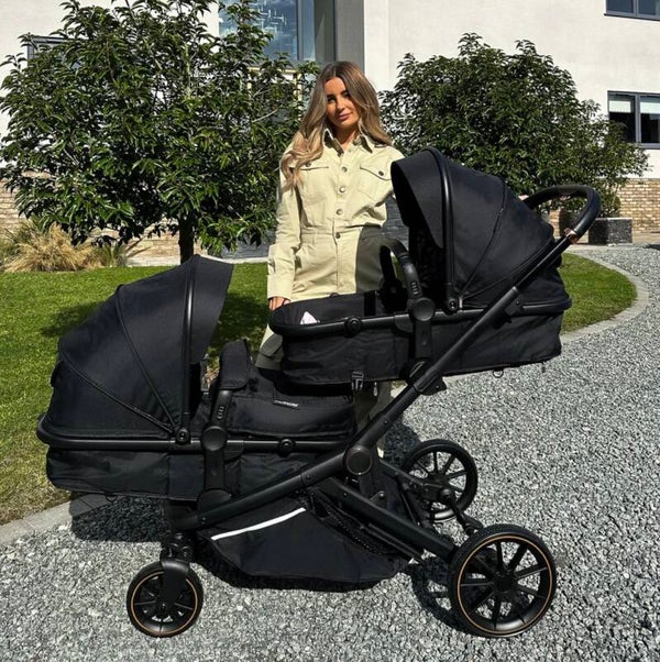 MB33 Tandem Pushchair - Dani Dyer Black Leopard