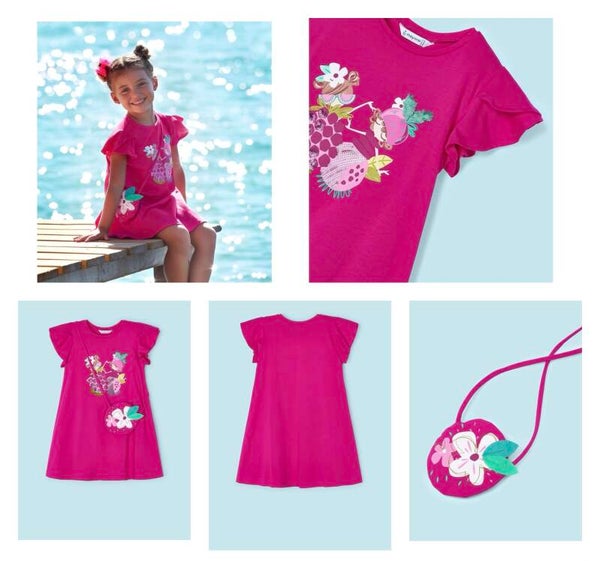 *SALE* Mayoral Dress And Matching Bag