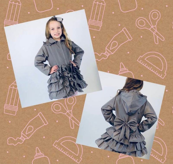 Frill Showerproof Coat