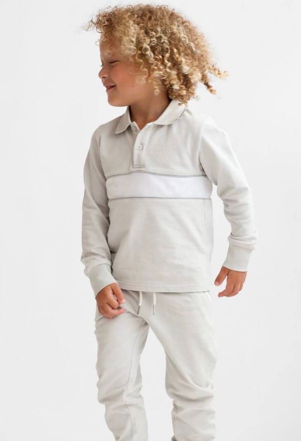 *SALE* 2pc Collared Stripe Outfit