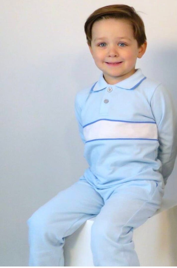 *SALE* 2pc Collared Stripe Outfit