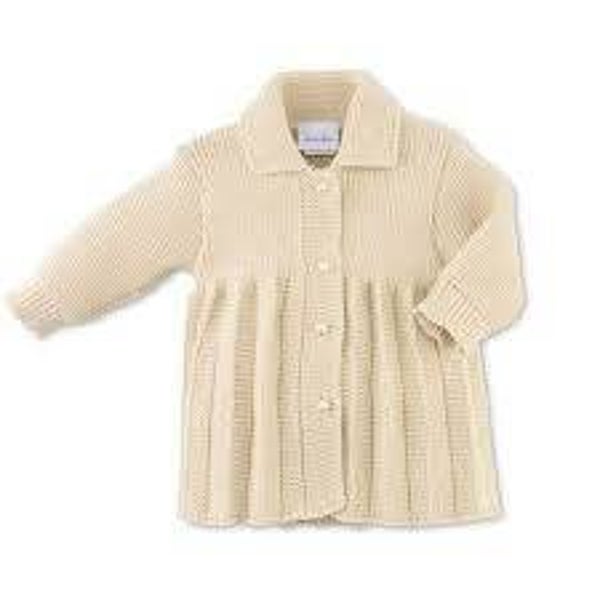 Dandelion Pleated Knitted Coat