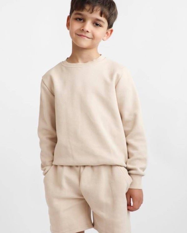 Byron Shorts And Sweatshirt Outfit
