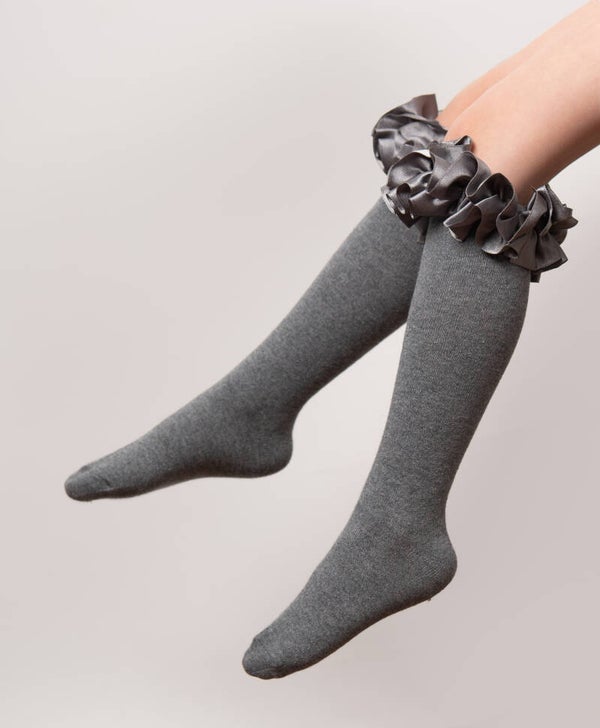 **NOW IN STOCK** Ruffle Frill Knee High Socks