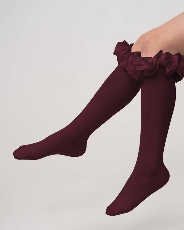 **NOW IN STOCK** Ruffle Frill Knee High Socks