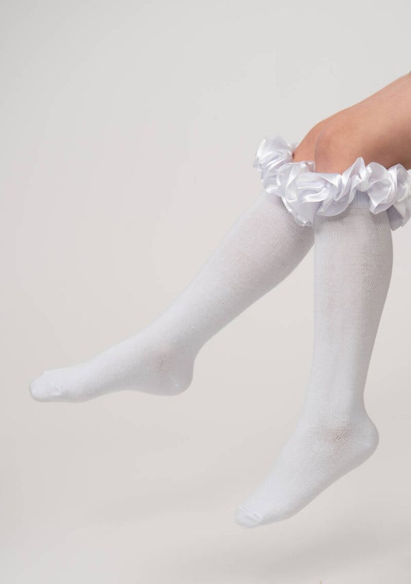 **NOW IN STOCK** Ruffle Frill Knee High Socks