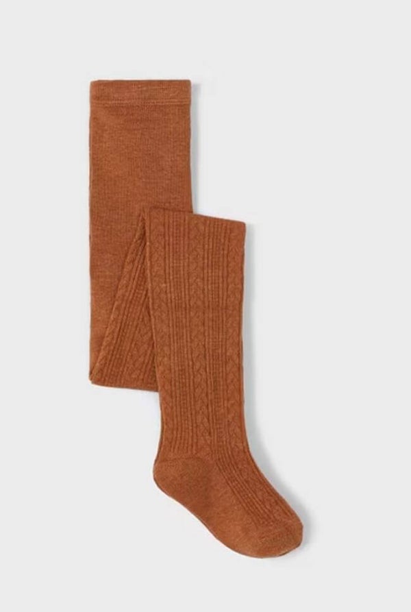 Mayoral Cable Knit Tights