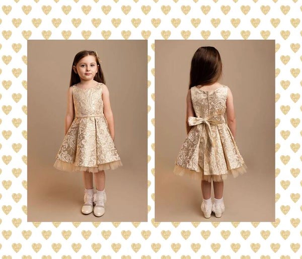 Myra Gold Dress