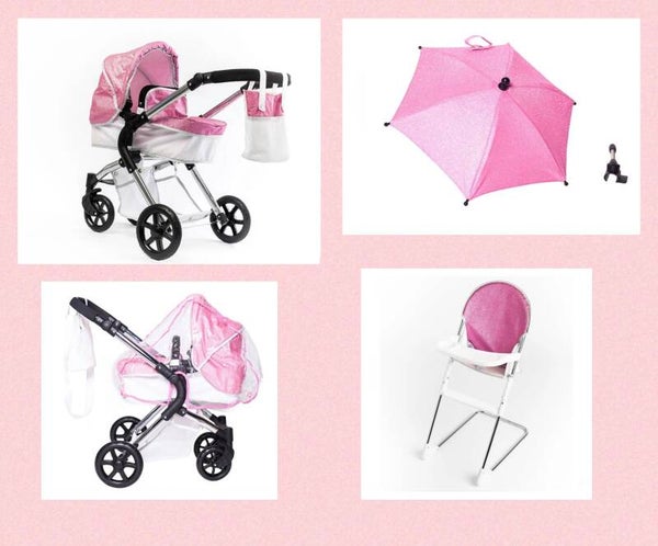 Stephanie Sparkle Dolls Pram Bundle