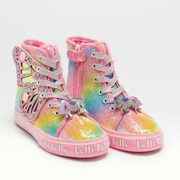 Lelli Kelly Rainbow Hi tops