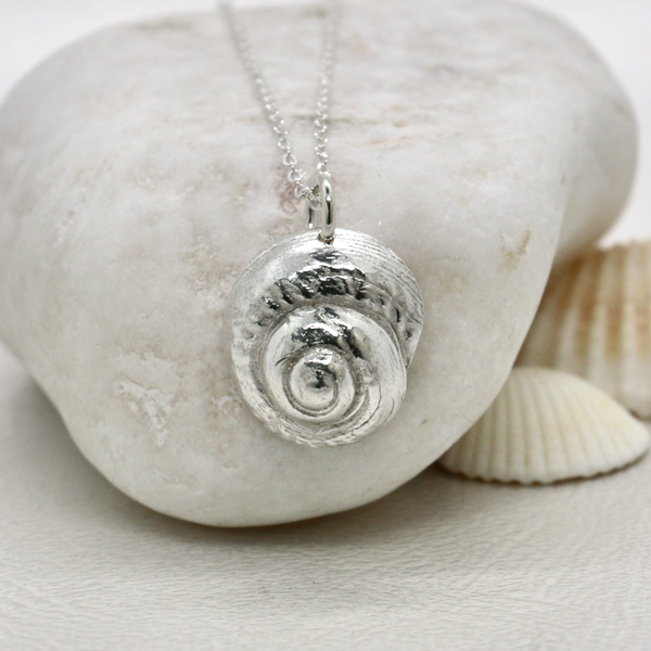 Silver Shell Necklace | Handmade Beach Jewellery