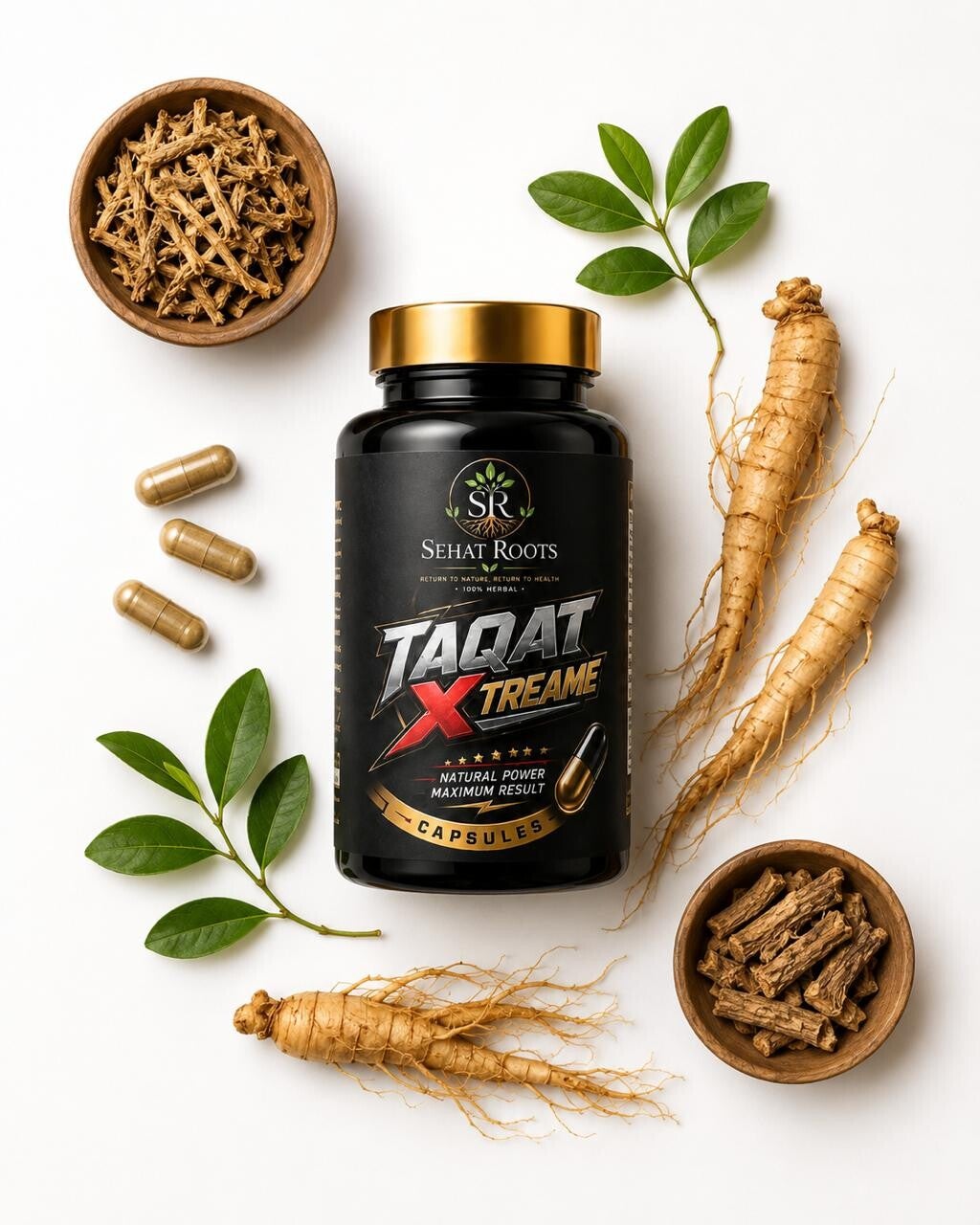 Taqat Xtreme Men’s Herbal Wellness Capsules