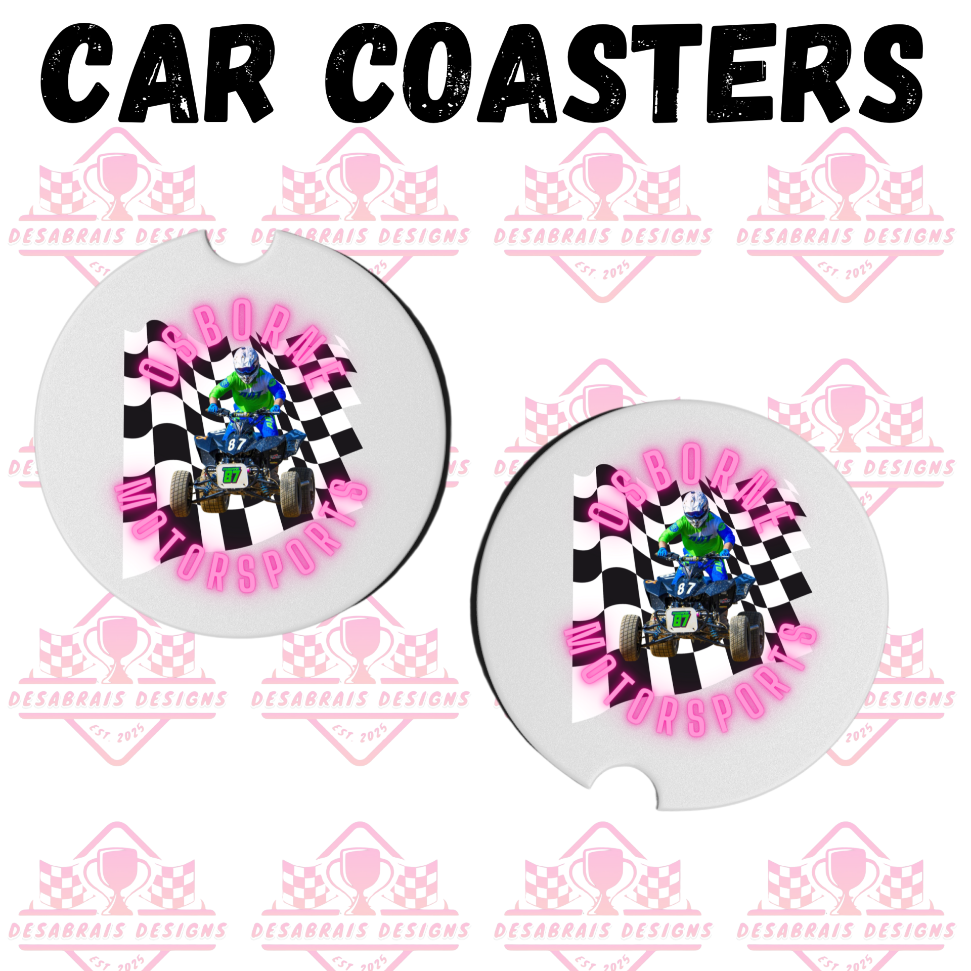 Osborne Motorsports Car Coasters