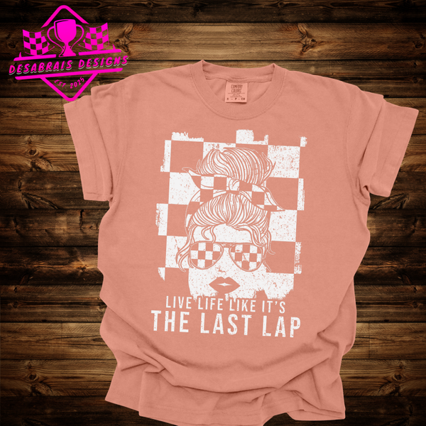 Race Last Lap #10 Comfort Color Tee