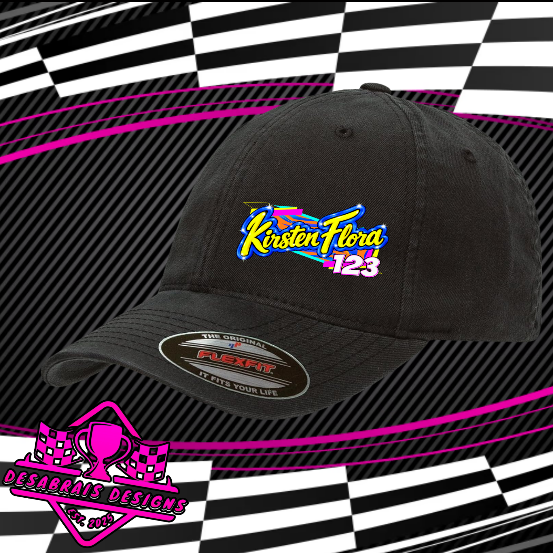 Kirsten Flora FlexFit Hat
