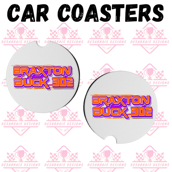 Braxton Buck Car Coasters