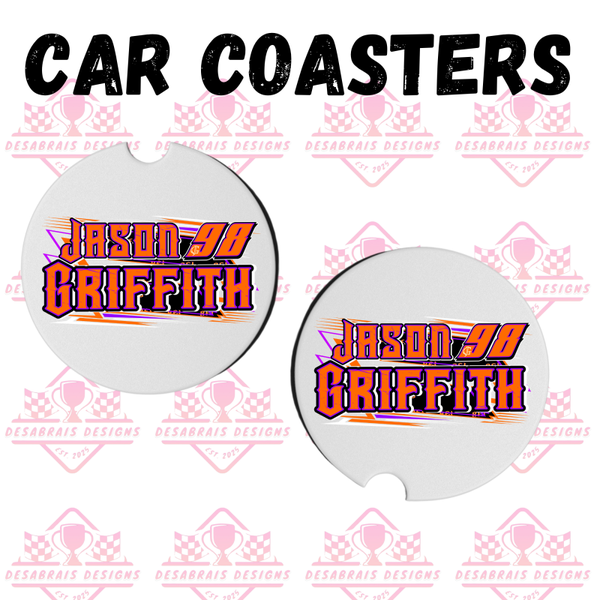 Jason Griffith Car Coasters