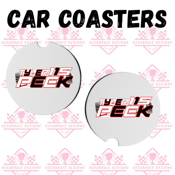 Tyler Peek Car Coasters