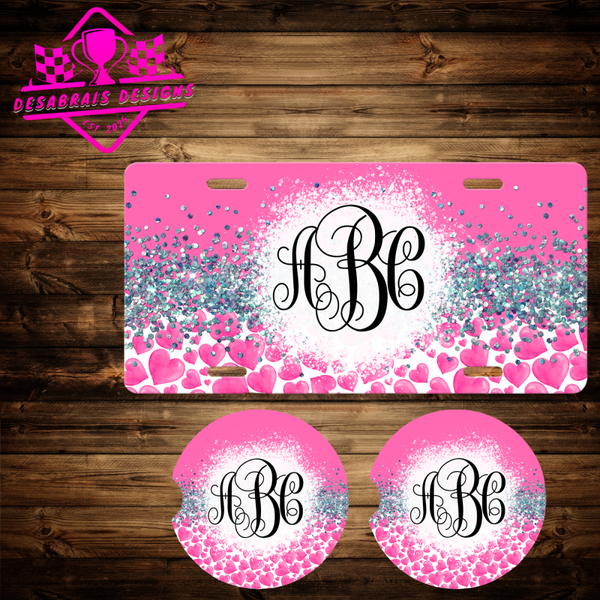 Popping Pink Hearts Sparkle Bundle