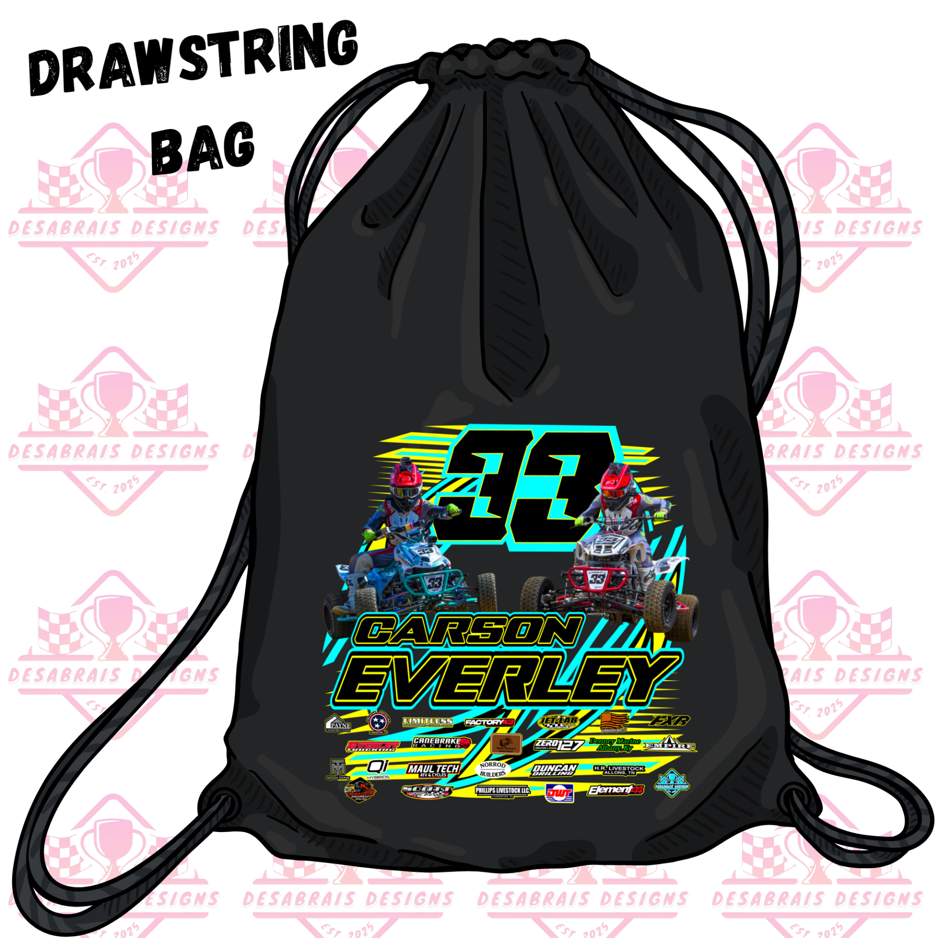 Carson Everley Drawstring Bag