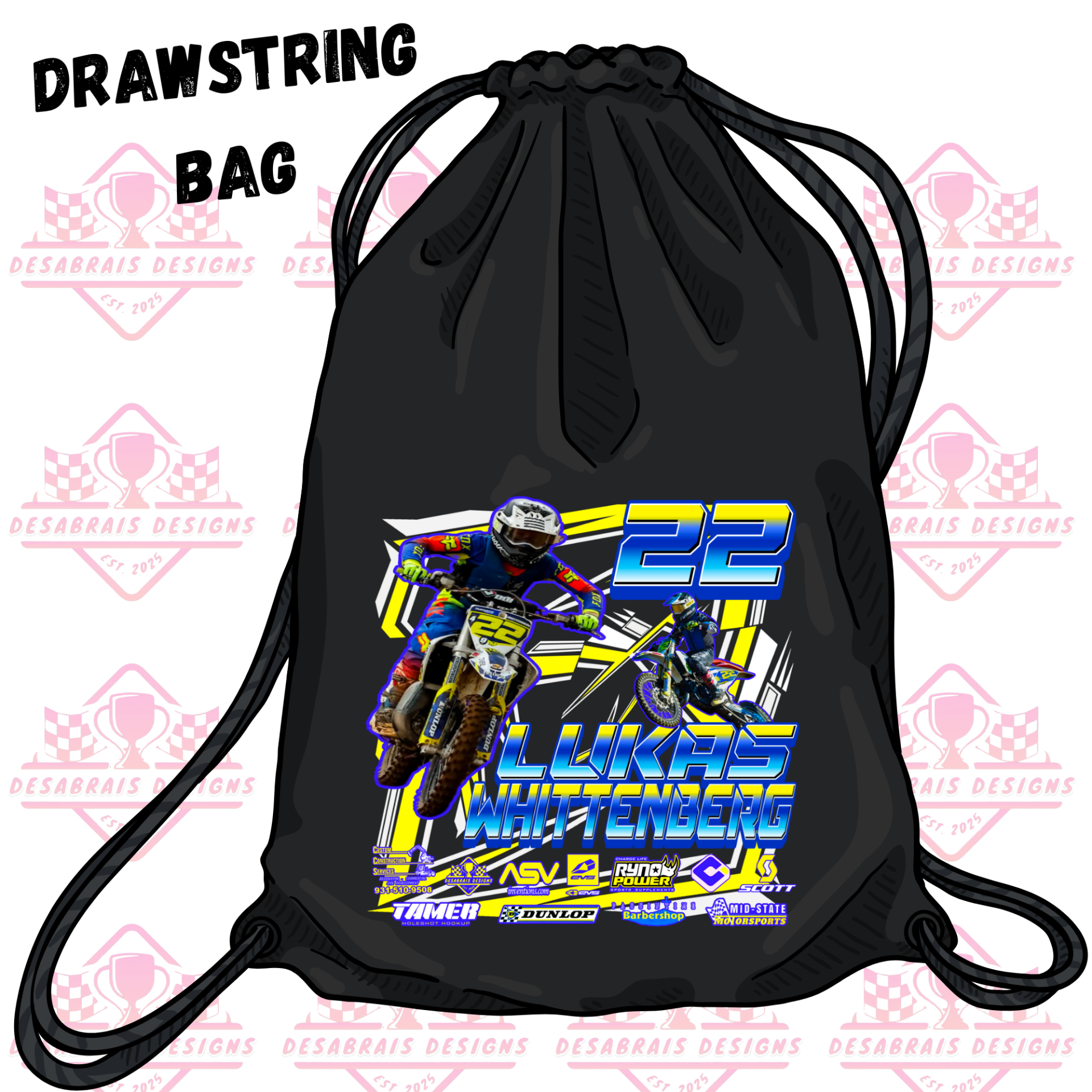 Lukas Whittenberg Drawstring Bag