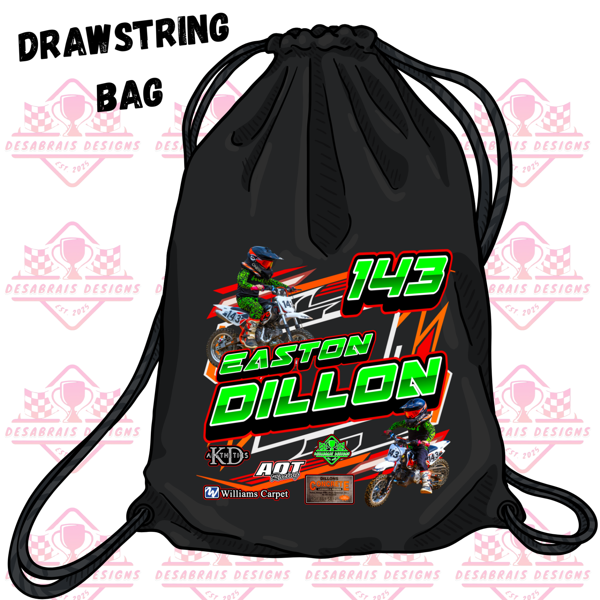 Easton Dillon Drawstring Bag