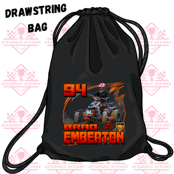 Brad Emberton Drawstring Bag