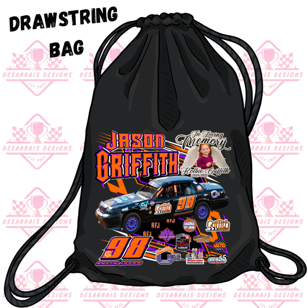 Jason Griffith Drawstring Bag