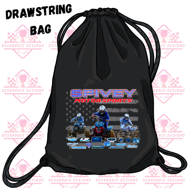 Spivey Motorsports Drawstring Bag