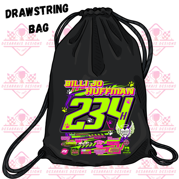 Billi Jo Huffman Drawstring Bag