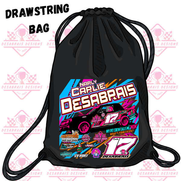 Carlie Desabrais Drawstring Bag