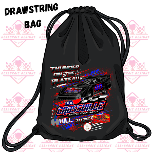 Crossville Speedway Drawstring Bag