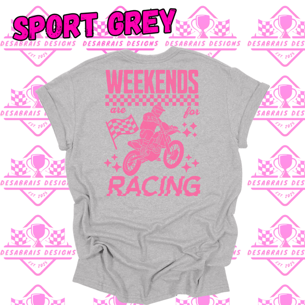 Weekends Are For Racing Plus Size Tee