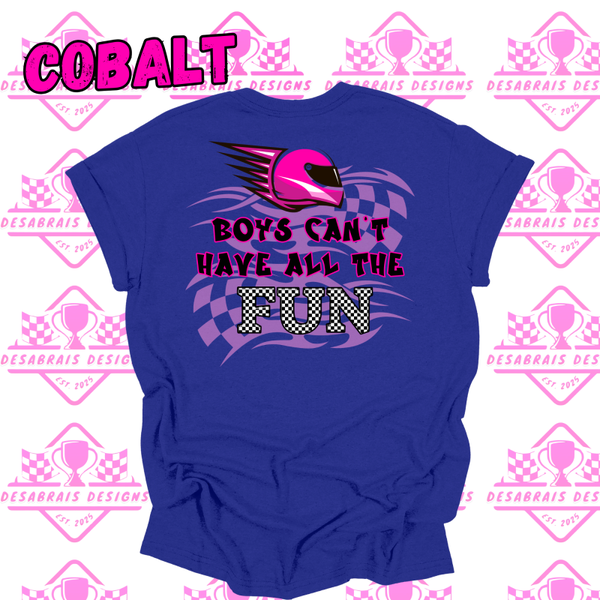 Boys Can't Have All The FUN Plus Size Tee