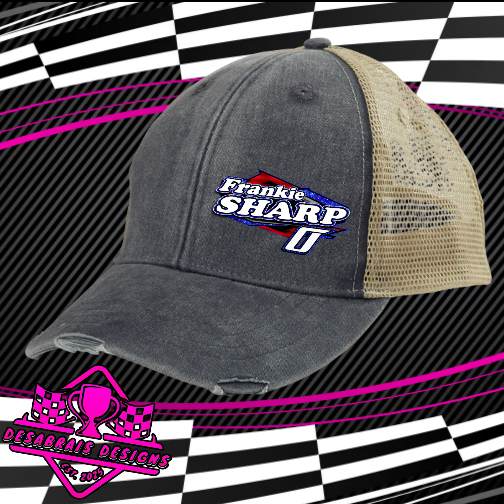 Frankie Sharp Distressed Hat