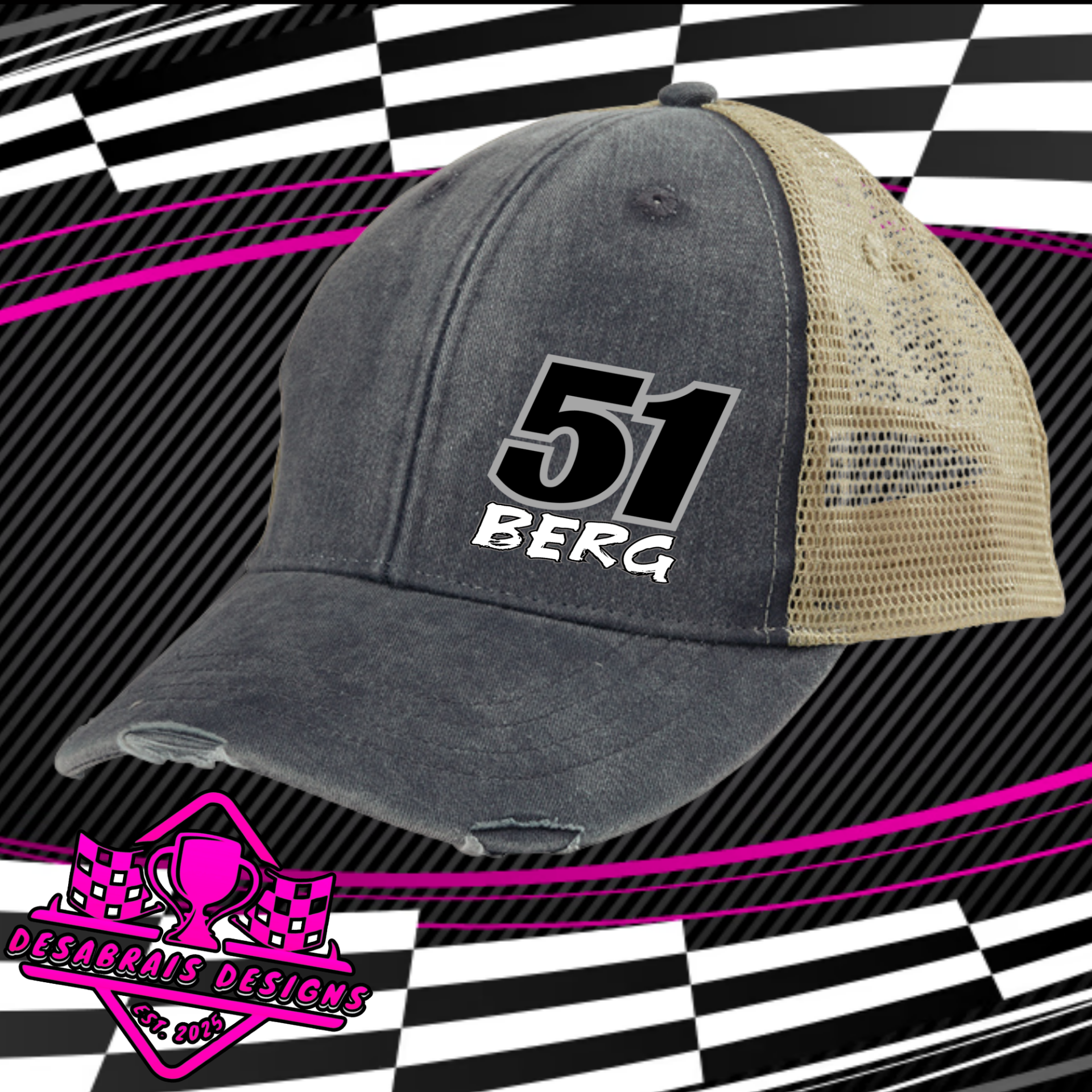 Chase Berg Distressed Hat