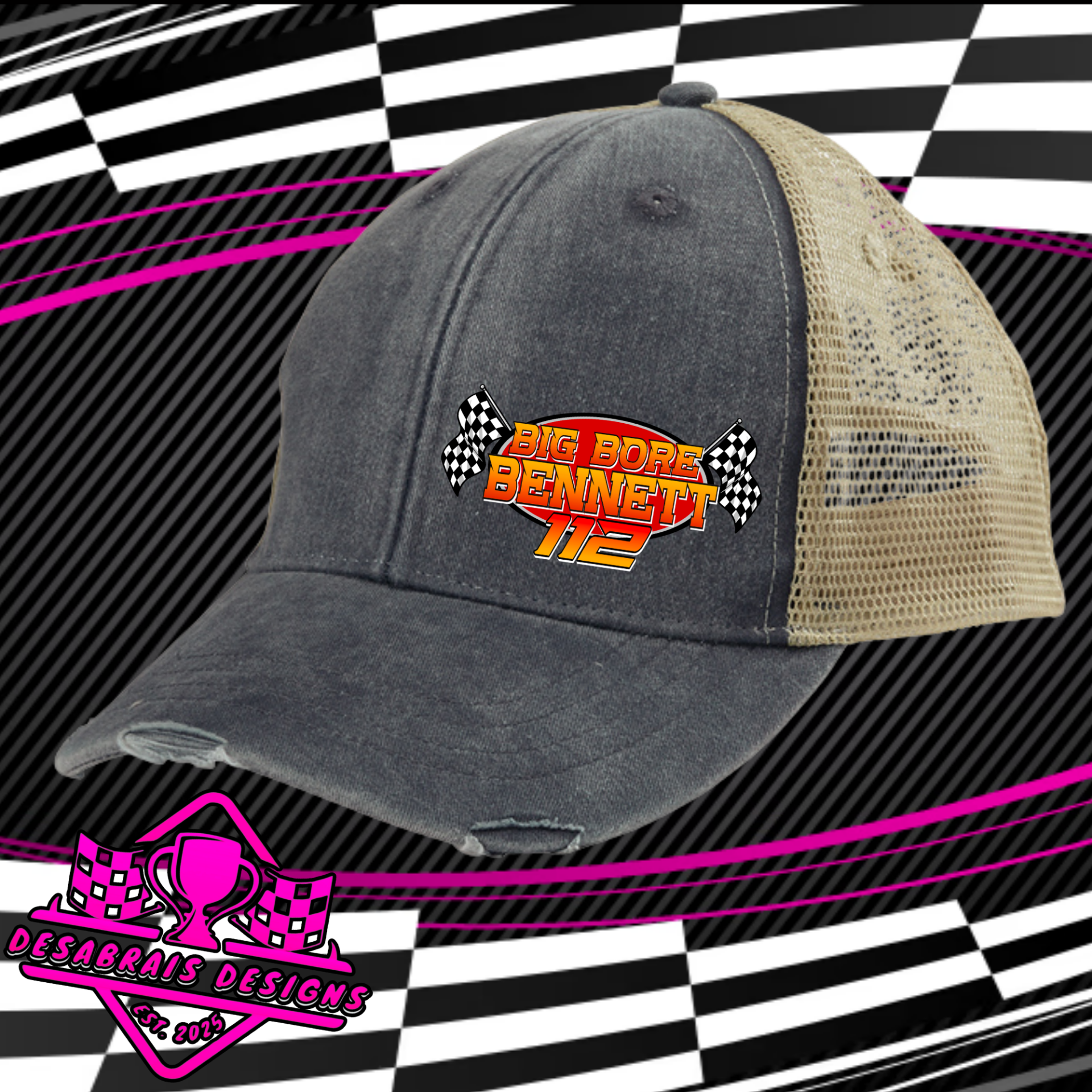 Big Bore Bennett Distressed Hat